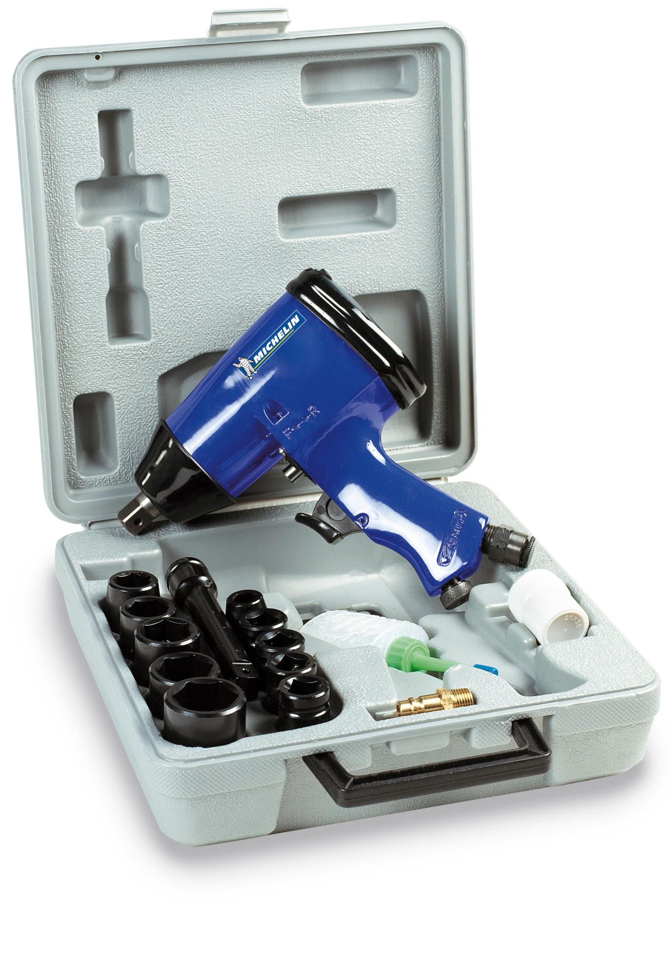 Avvitatore Pneumatico Michelin 1/2 Con 10 Bussole - 350Nm Coppia Per Compressore, Max 6 Bar - Foto 2
