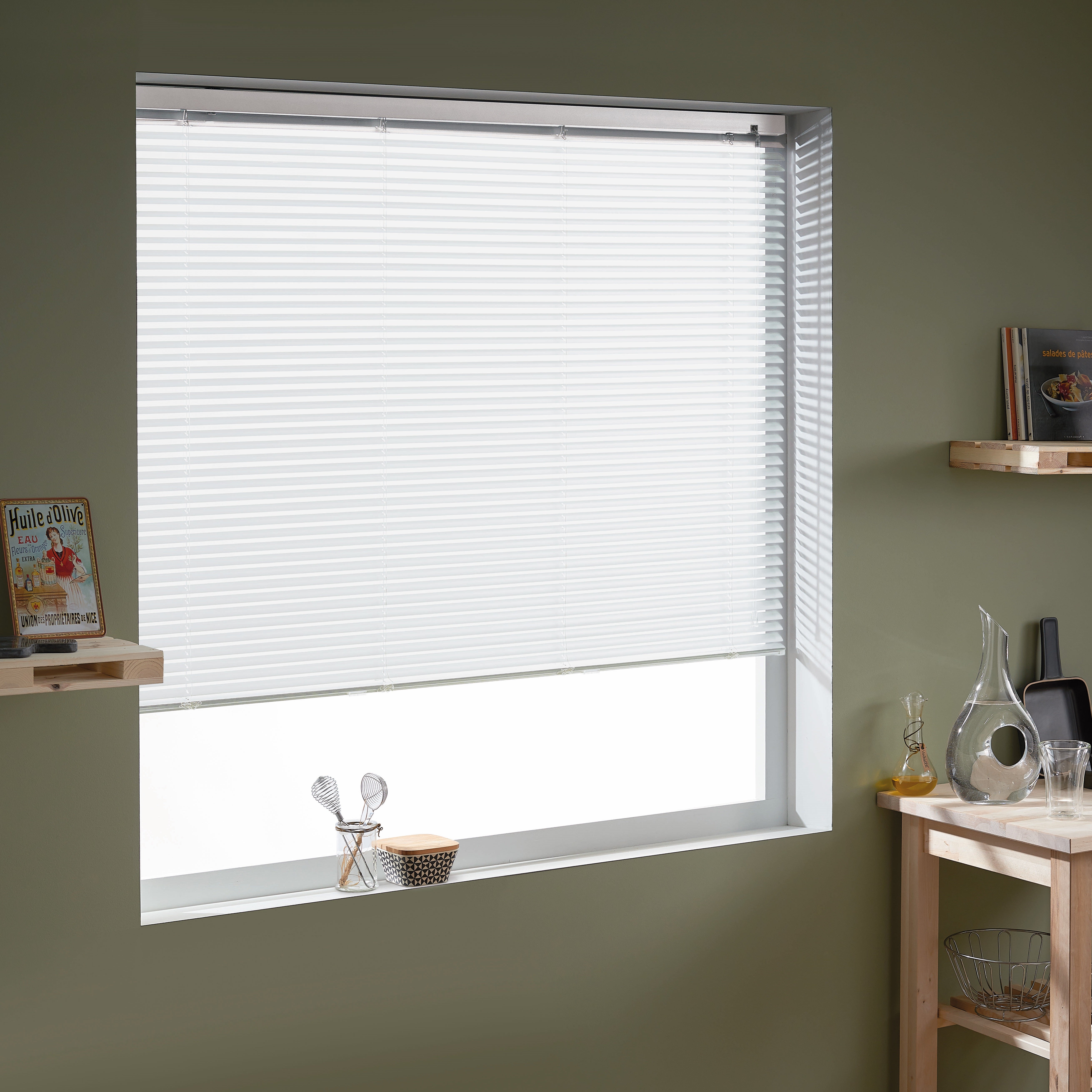 Veneziana INSPIRE San francisco cordless in alluminio, bianco, 60x130 cm