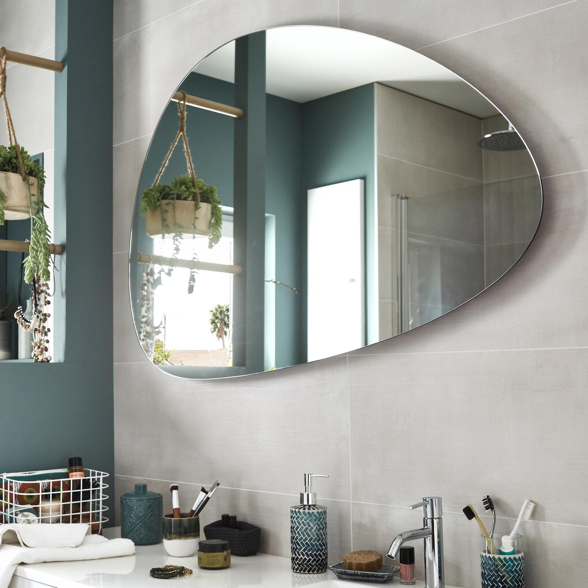 Specchio con illuminazione integrata bagno ovale Gota L 120 x H 80 cm  SENSEA