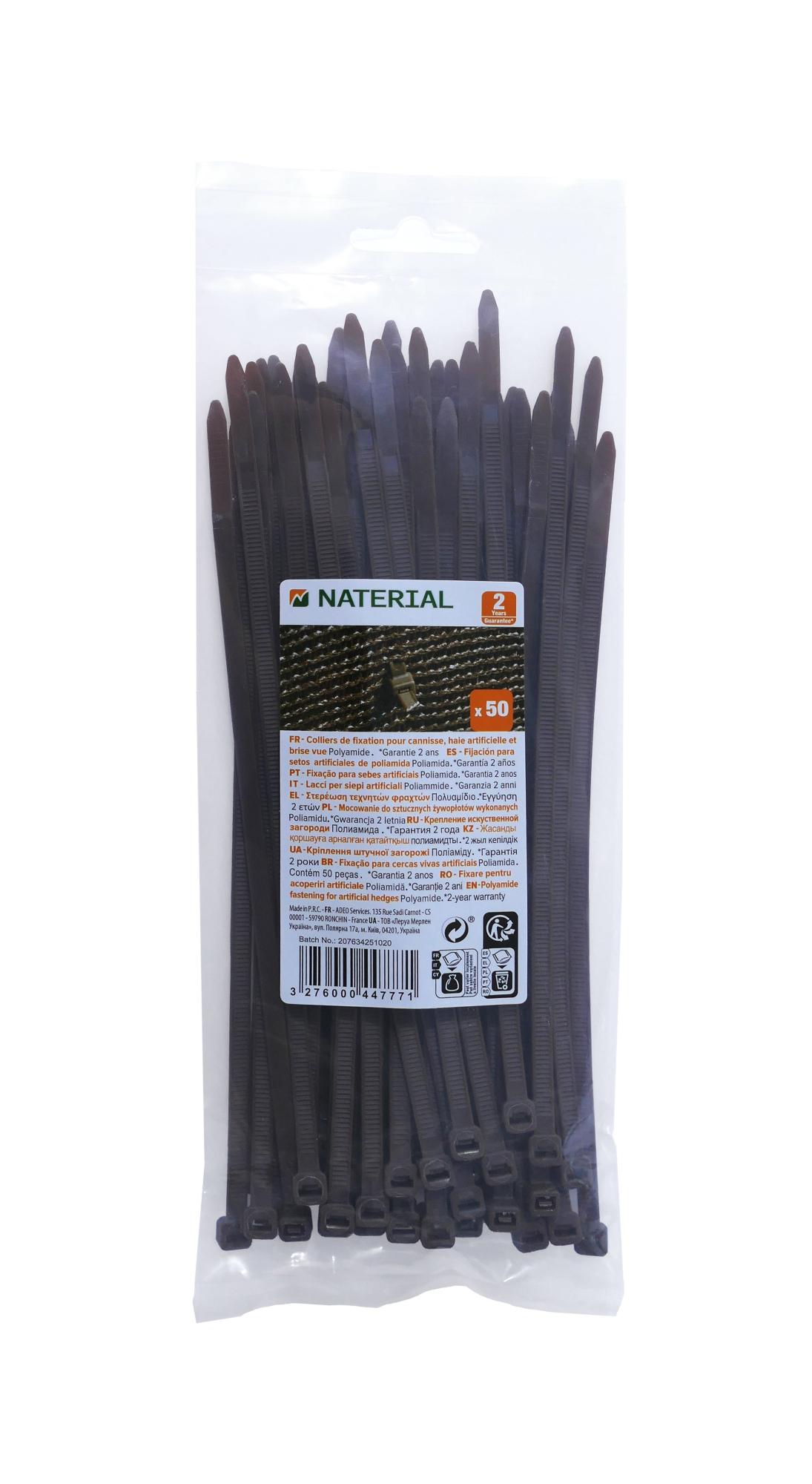 Fascette Per Cavi Rilasciabili TR: 50 Pezzi, 30 Cm X 7,2 Mm, Resistenza 22 Kg, Per Interno/Esterno