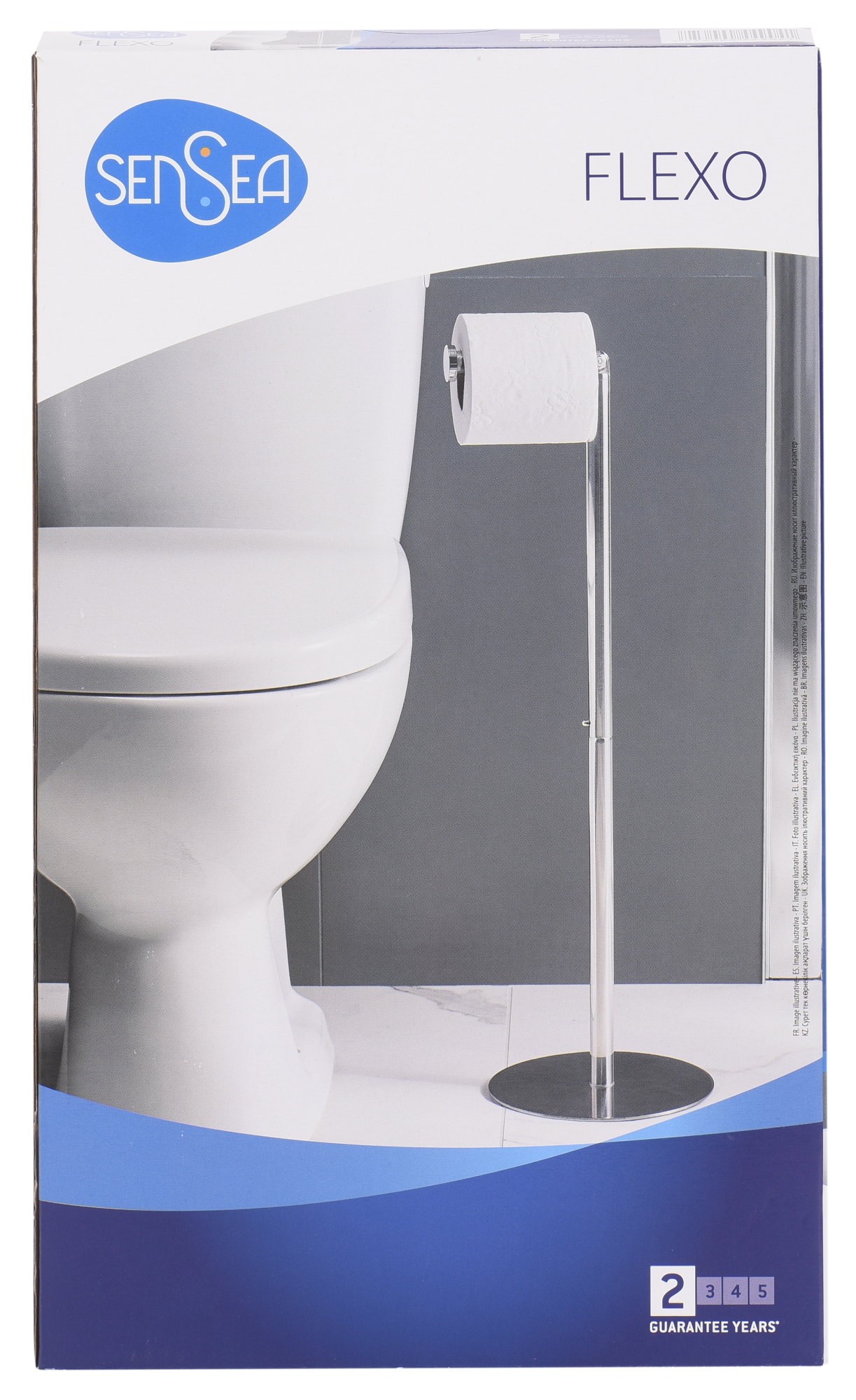 Porta Carta Design Europeo Porta Carta Igienica MOEN KYVOS - Design Europeo In Cromo Lucido Per Bagno Moderno Portarotoli Cromo Lucido - Foto 3