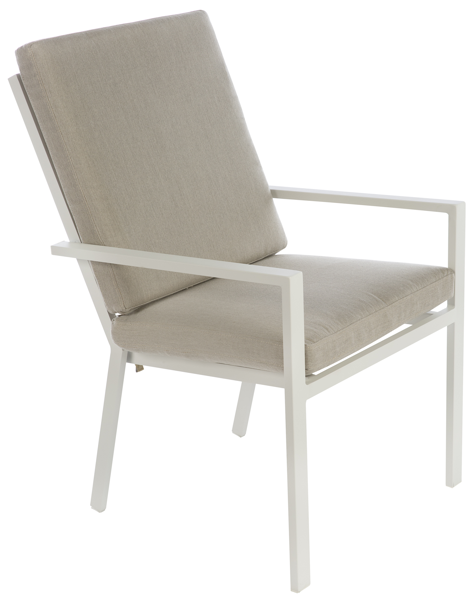 LILENO HOME MIA - Cuscini Per Sedia Da Giardino, Set Da 2 Pezzi, Con Schienale Alto, Colore Grigio, Comodi Cuscini Per Sedie Da Giardino E Sedie Pieghevoli