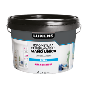 Smalto per pavimenti interni LUXENS bianco 0.75 L