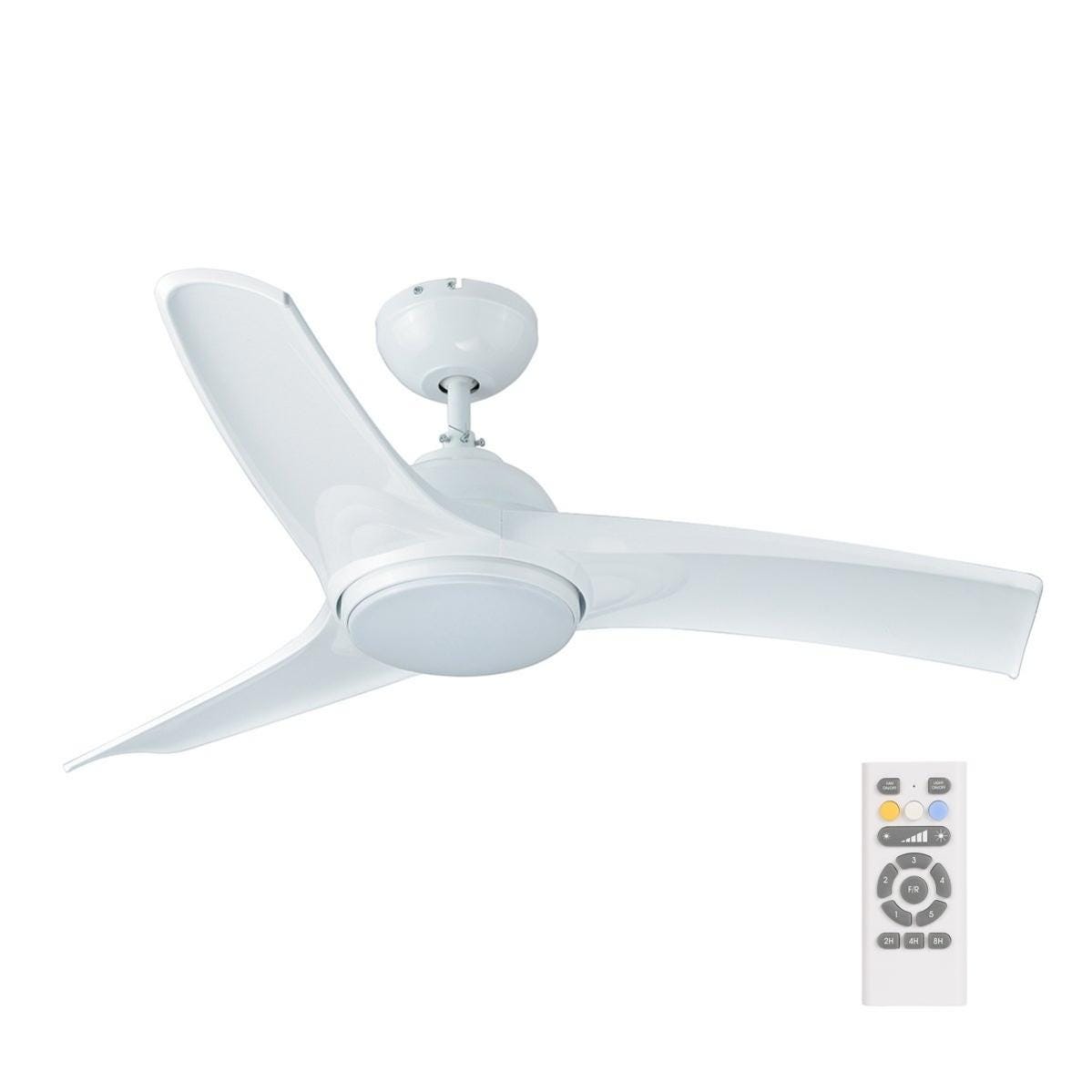 Ventilatore da soffitto Aria CTC Bianco 122 cm con LED Ventilatore da soffitto Aria CTC Bianco 122 cm con LED