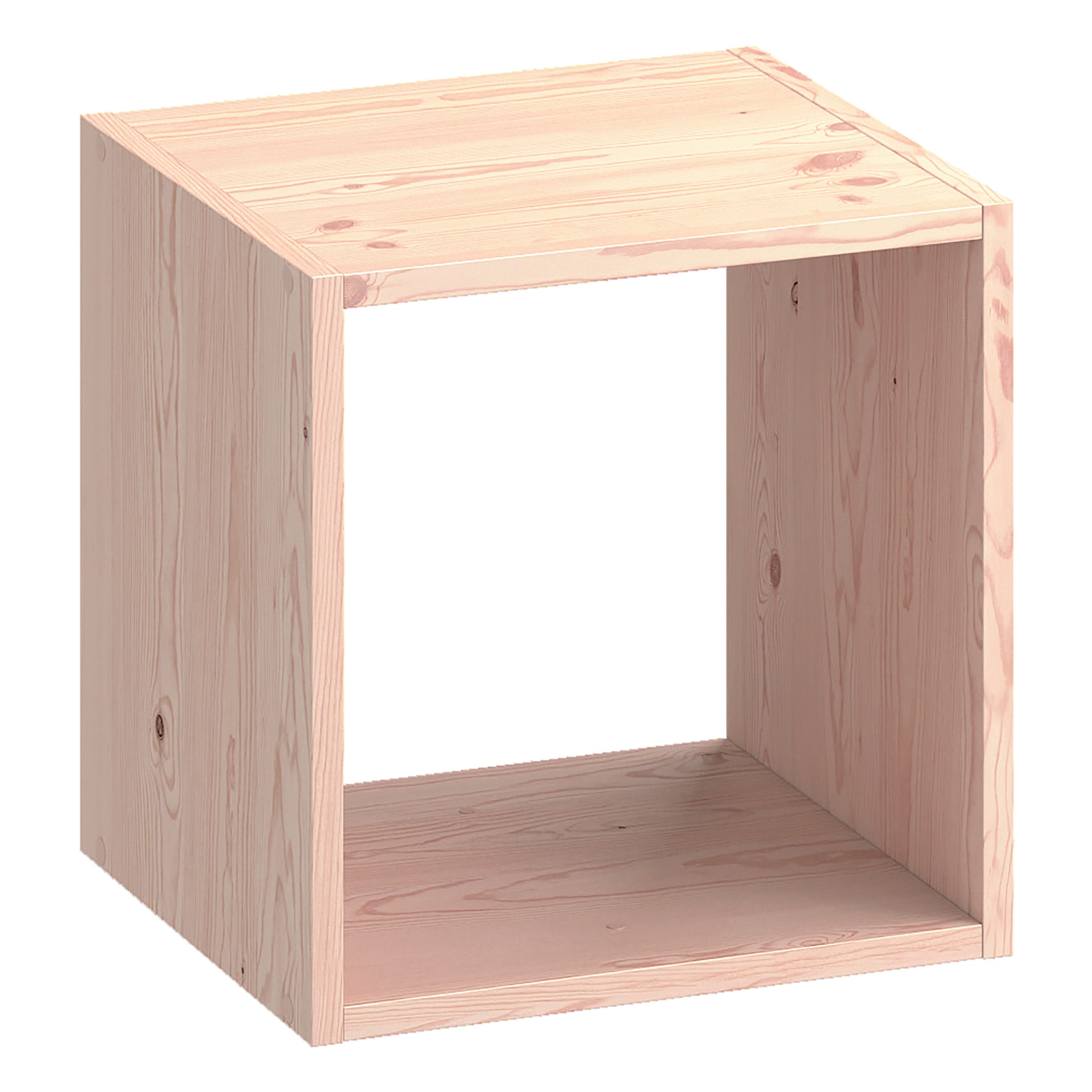 Mensola a muro 1 cubo Kub SPACEO quadrato in legno L 36 x H 36 x P