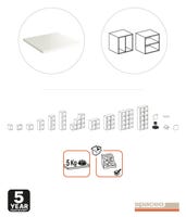 KIT COPERCHIO VETRO COMPLETO C6C NERO PIANO COTTURA ARISTON INDESIT - Foto 2