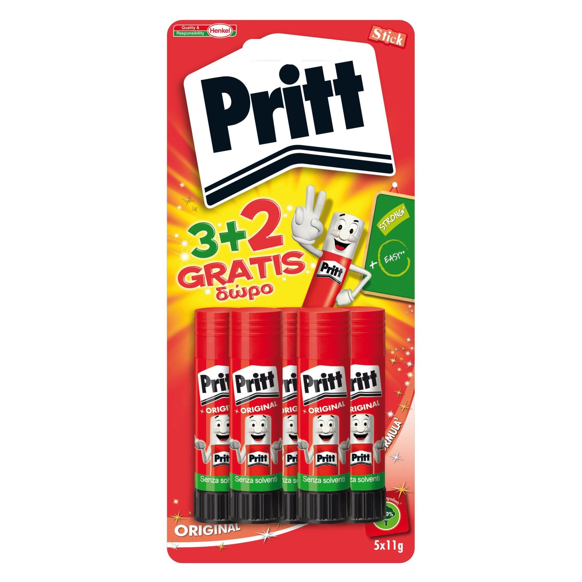 Colla Stick Pritt 11 Grammi Confezione 25 Pezzi - Online e a Torino