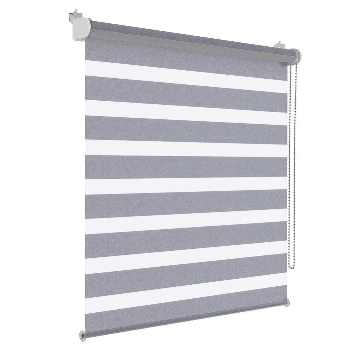Daliena 2 Tende Lunghe Bianco Rustico – Ricamate Semitrasparenti – Con Passante – 65x160 Cm – 100% Poliestere