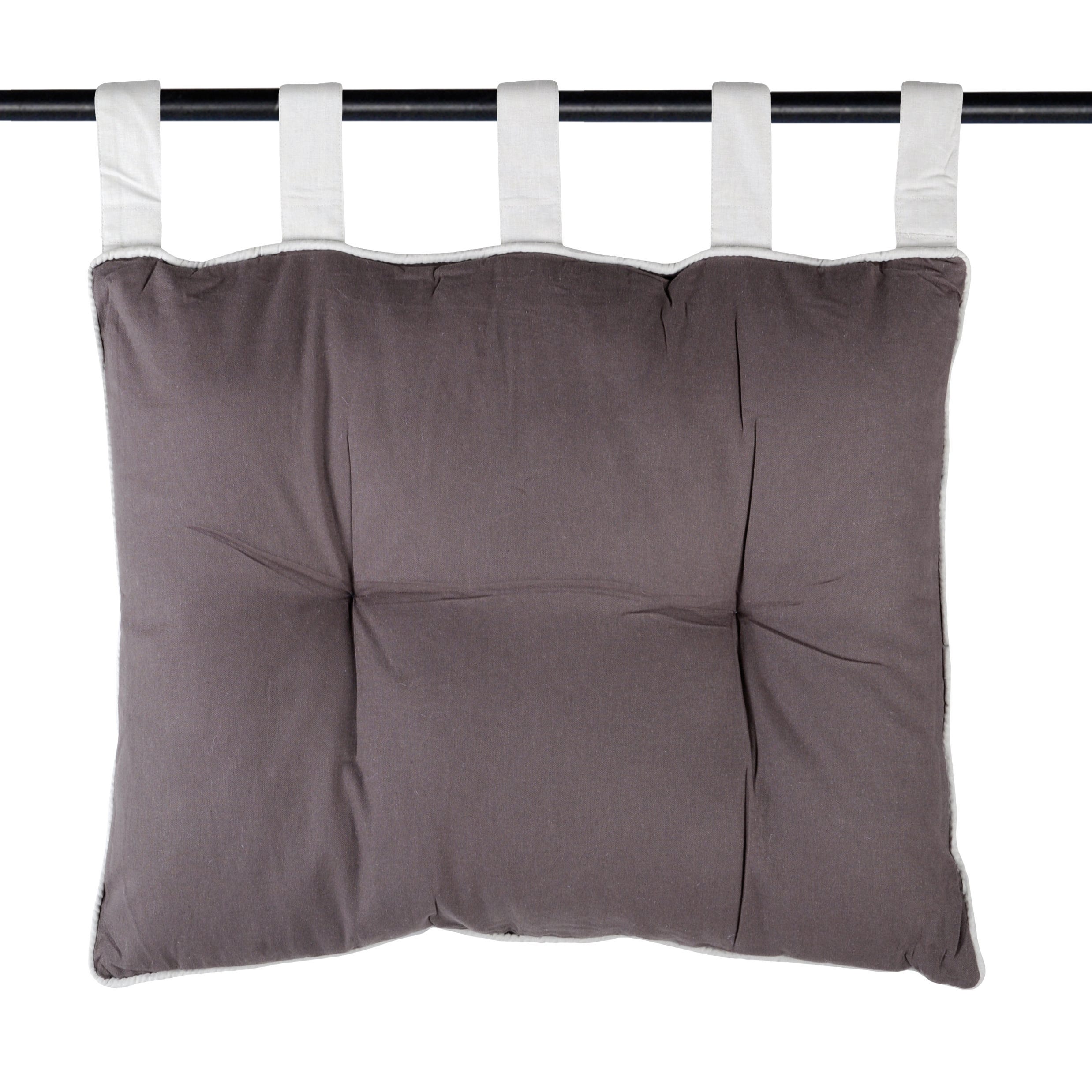 Cuscino testata letto Duo grigio 45 x 70 cm