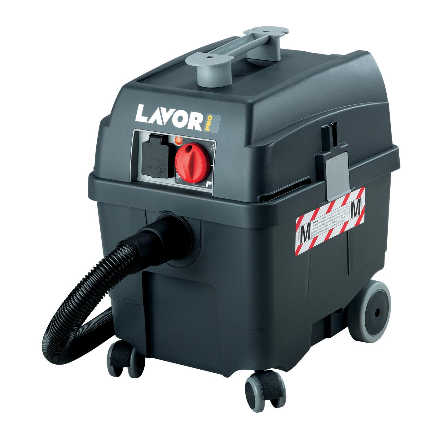 Aspiratore solidi e liquidi LAVOR Pro worker aspirazione 24 kPa 27 L 1400 W