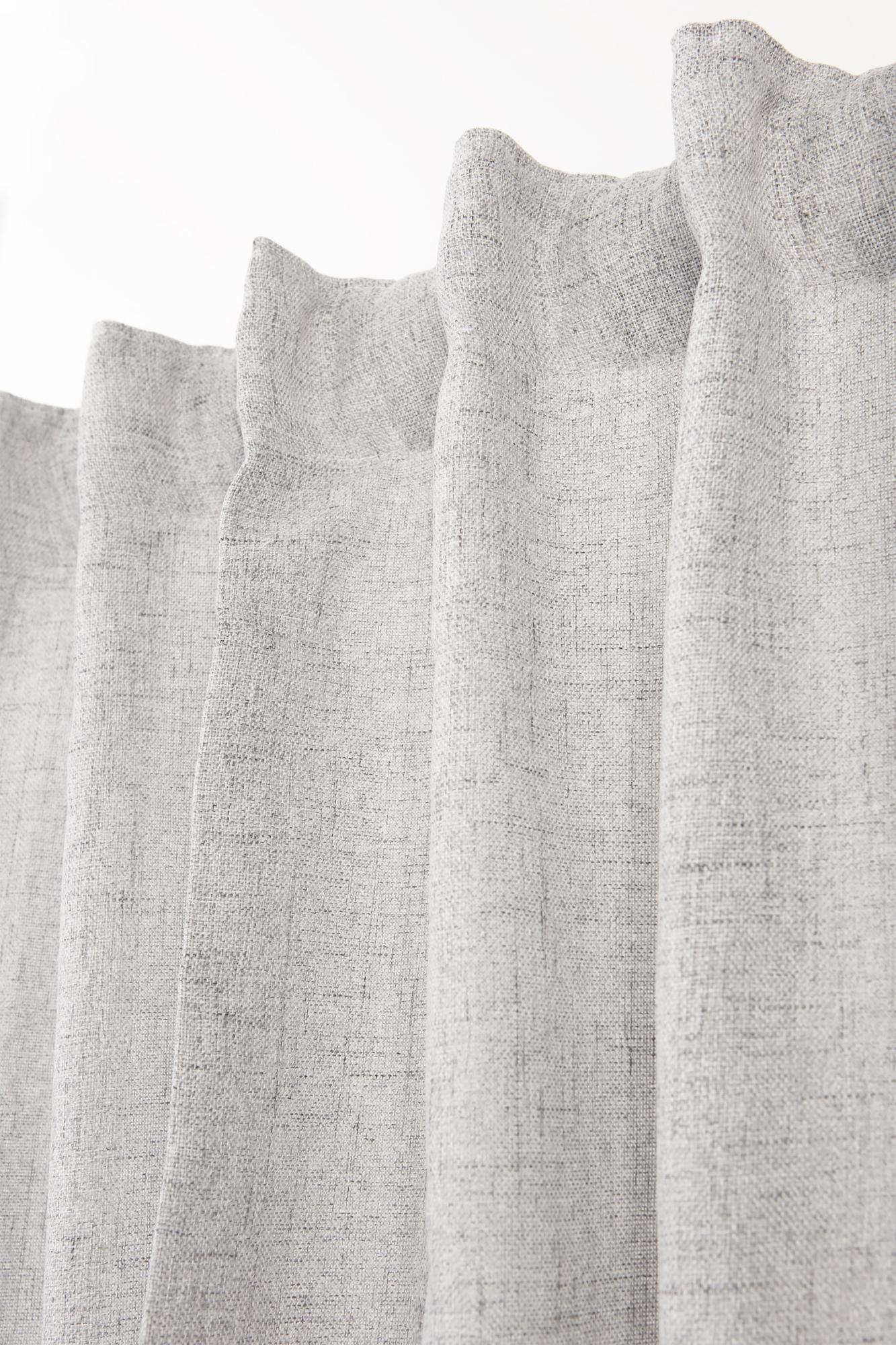 Tenda con passanti in cotone intessuto jacquard bianco 140x300 cm al pezzo JODAR | Maisons du Monde
