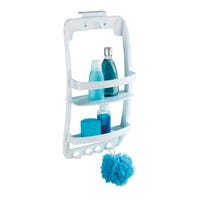 Nexoria Organizer angolare da bagno, trasparente, 2/3 ripiani Nexoria Organizer angolare da bagno, trasparente, 2/3 ripiani
