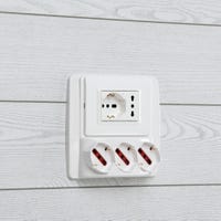 Custodia da incasso circolare per protezione presa 250V IP30 grigia Custodia da incasso circolare per protezione presa 250V IP30 grigia