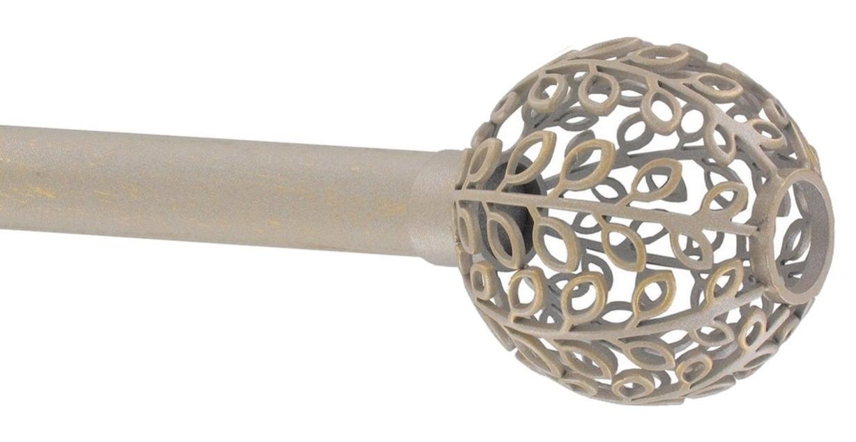 Basics Bastone Per Tenda Estensibile Con Terminali Rotondi, Da 183 A 366 Cm, Nichel - Foto 8