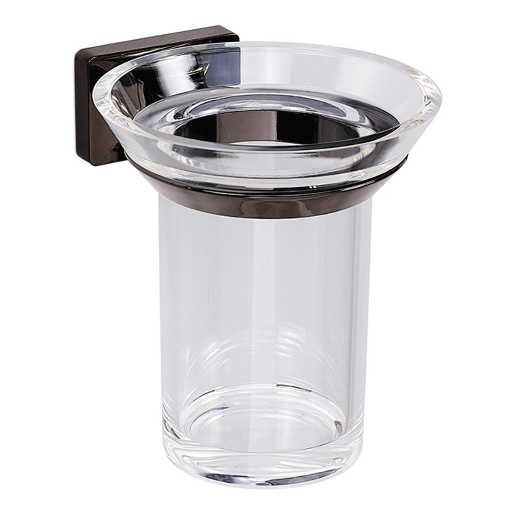 Bicchiere Acrilico Trasparente Per Bagno 7x7x10.25cm - Per Risciacquo O Conservazione Accessori - Foto 4