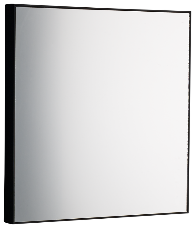Specchio quadrato con cornice in legno 40x40 cm Lapta