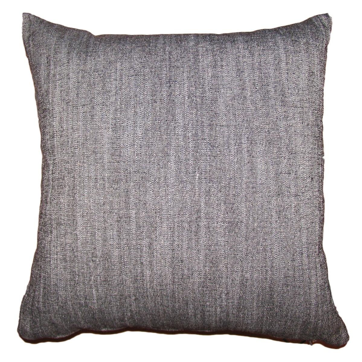 Fusion - Cuscino imbottito in 100% cotone, 43 x 43 cm, colore: ocra