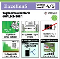 Rasaerba Efco LRi 44 P- 40 V batteria esclusa in Offerta Rasaerba Efco LRi 44 P- 40 V batteria esclusa in Offerta