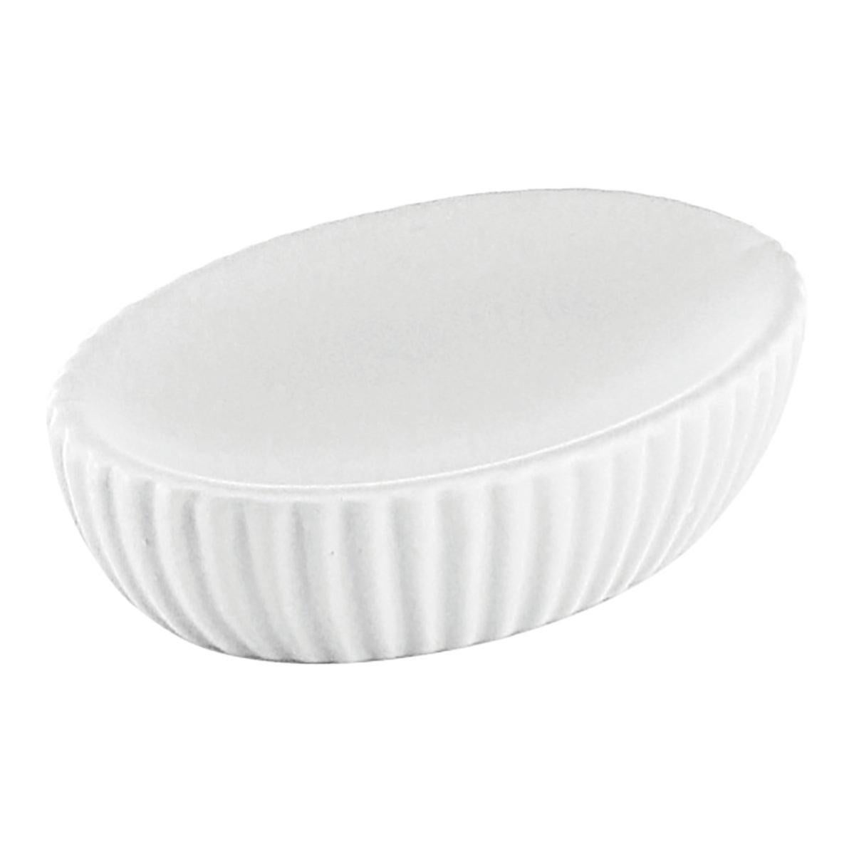 Porta Sapone In Metallo Nero Con Salvasapone In PVC – Griglia Drenante Per Bagno E Cucina – Antiruggine 13,6x9,4x5,1 Cm