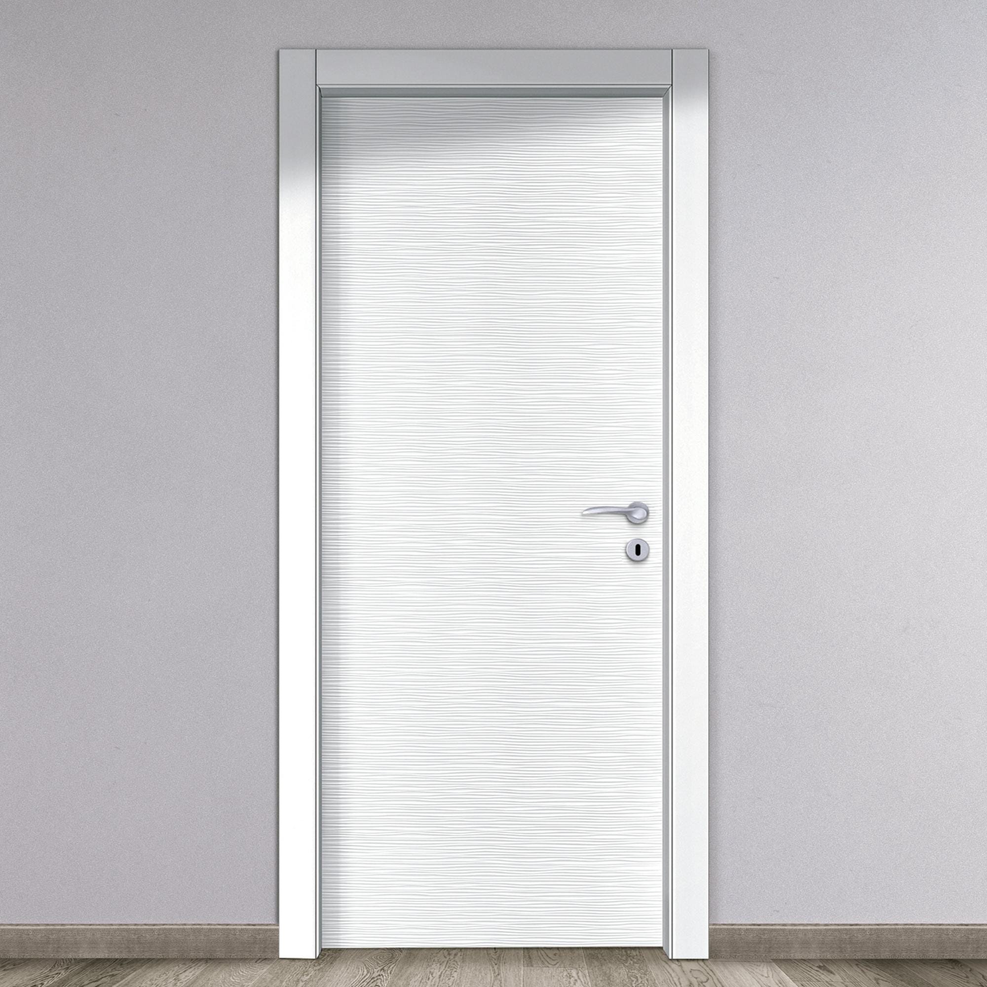 Segnale Adesivo Per Uffici In PVC Bianco - 200x50 Mm, Spessore 0,7 Mm, Resistente UV, Prodotto In Spagna, Personalizzabile Per Porte E Pareti