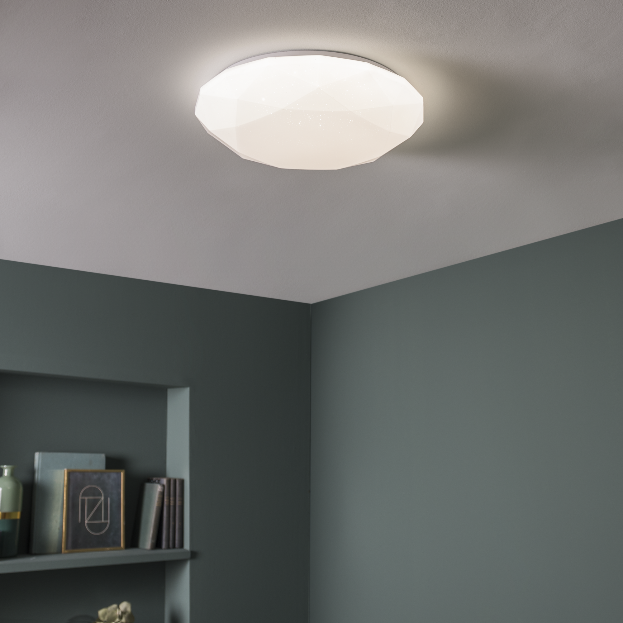 Plafoniera LED Moderno Verb, Bianco 39 Cm, Luce CCT Dimmerabile - Foto 11