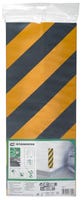 Protezione per garage in polietilene L 15.0 x H 50.0 cm nero e giallo Protezione per garage in polietilene L 15.0 x H 50.0 cm nero e giallo