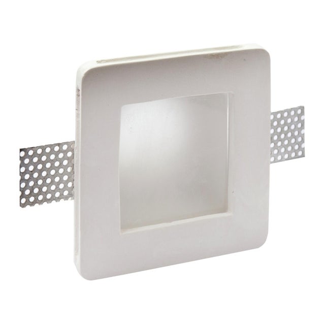 Applique rettangolare bianco doppia luce led attacco G9 in gesso lampada da  soffitto moderno verniciabile verticale