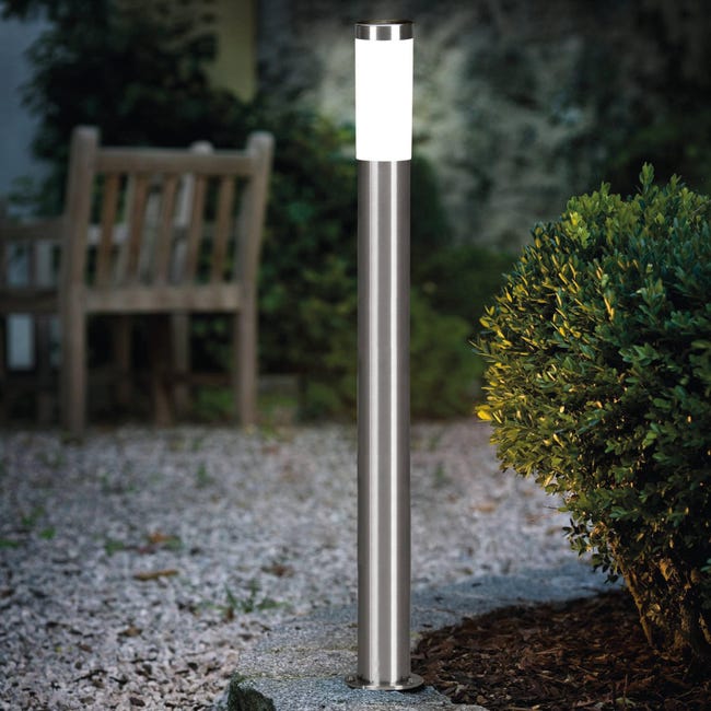 Lampione Medio Senza Fonte Luminosa Da Giardino Tokyo H110 Cm, E27 In Inox Antraciteintec 87030167 - Foto 12