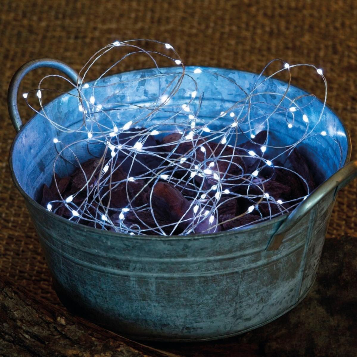 Catena Luminosa 100 LED Con Telecomando: Perfetta Per Decorazioni Interne/Exte, 2 Pezzi - 4