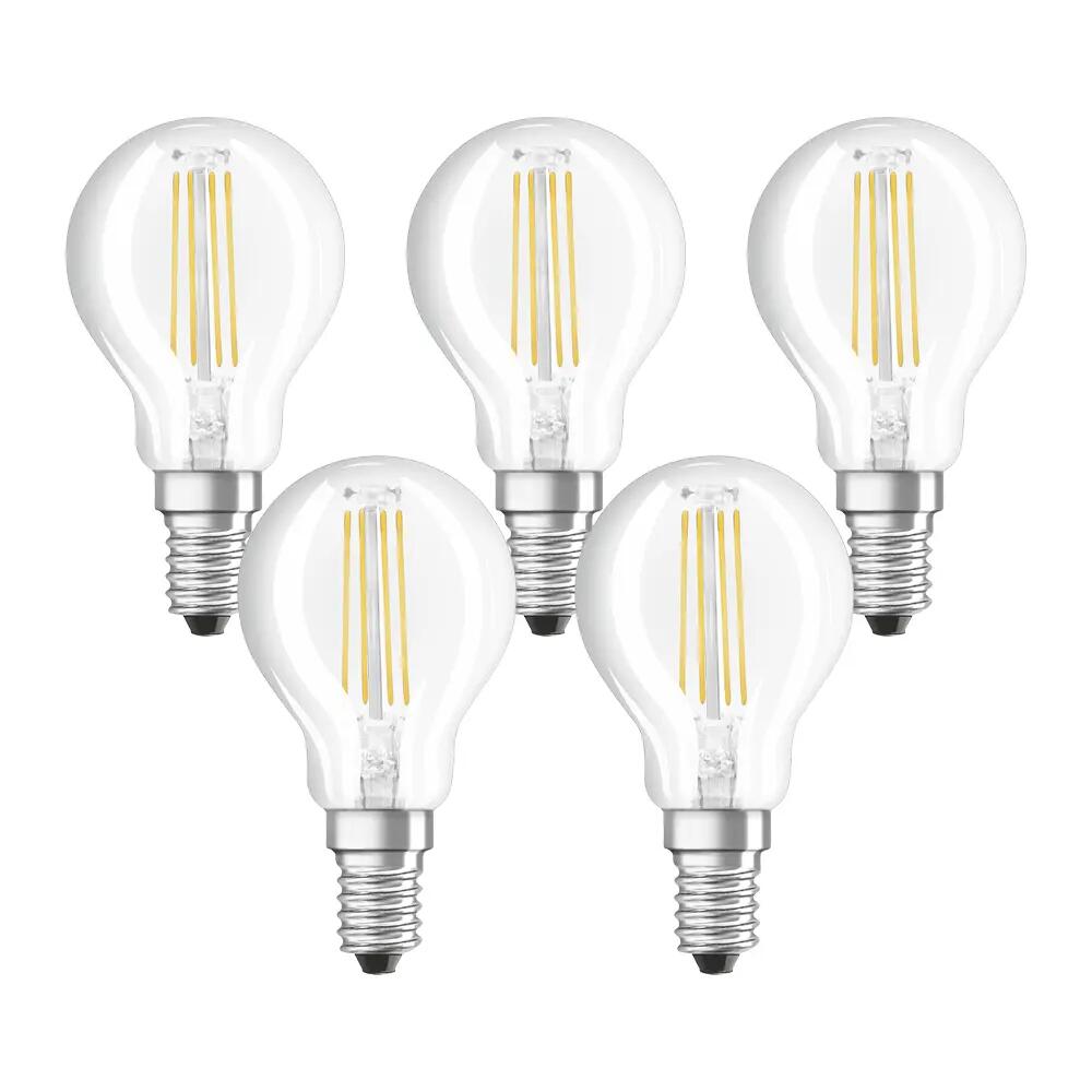 Lampadina LED, torciglione, trasparente, luce naturale, 4.5W=470LM (equiv  40 W), 330° , LEXMAN