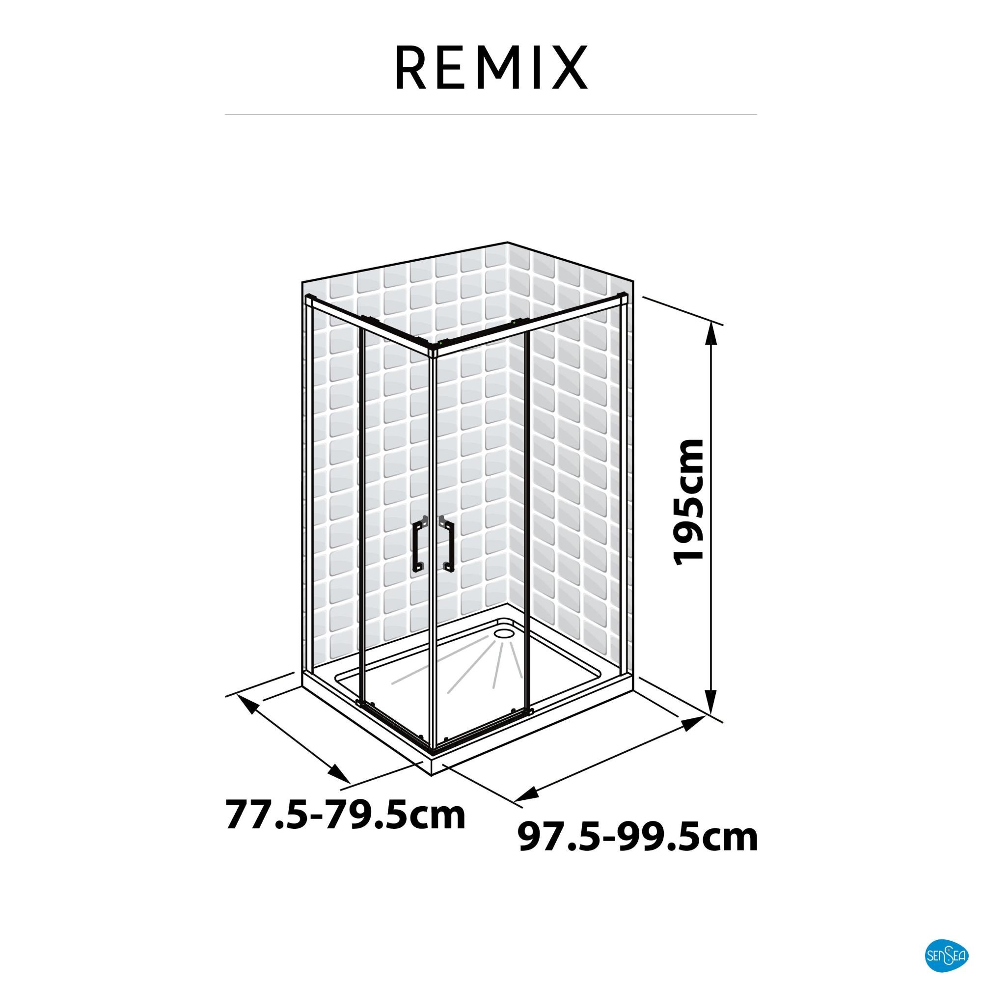 Box Doccia Rettangolare 90x100 Cm - Ante In Cristallo Temperato 6 Mm, Struttura Alluminio, Scorrevoli - Foto 7