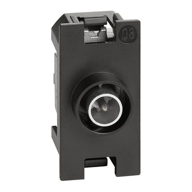 Presa Antenna TV Per BTicino Living - Modulo Nero, Compatibile Con Placche Originali - Foto 4