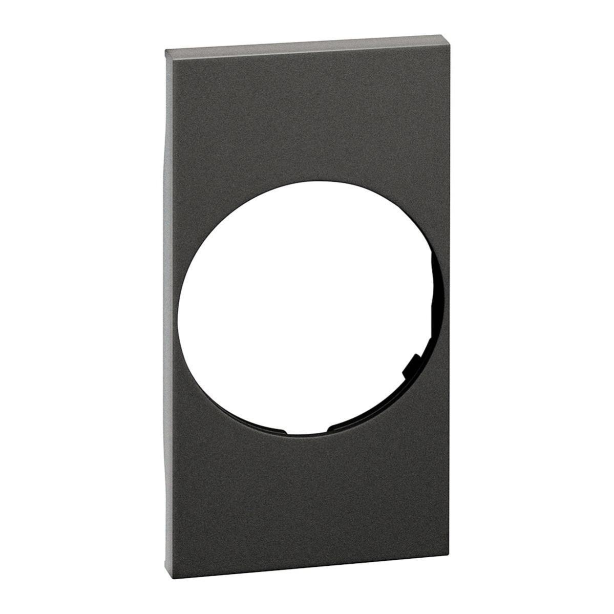 Visage telaio 1x per 1 presa interruttore dimmer nero