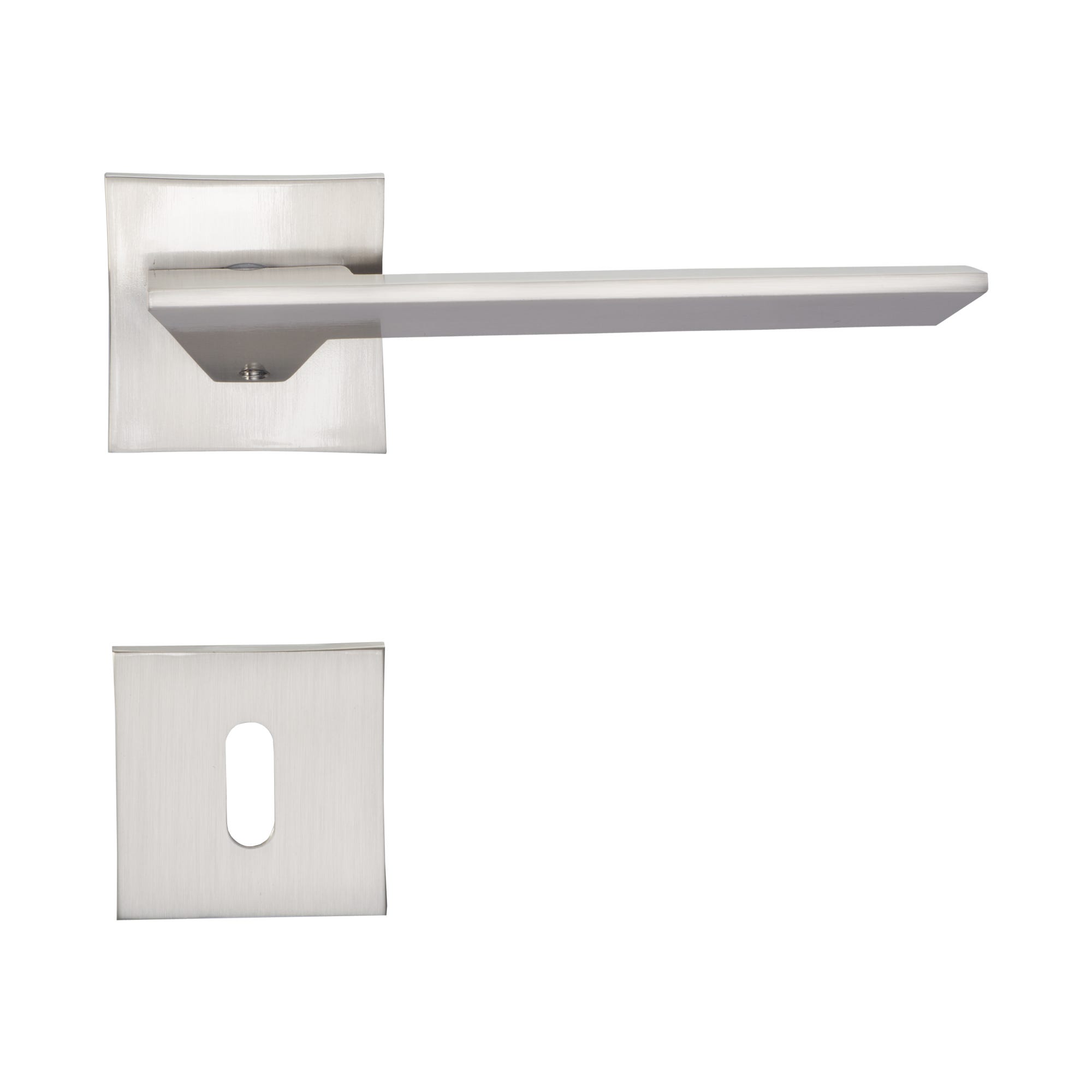 Emuca 9156951 Maniglia per mobile, CC 128mm, Zama, Nichel satinato, Set Emuca 9156951 Maniglia per mobile, CC 128mm, Zama, Nichel satinato, Set