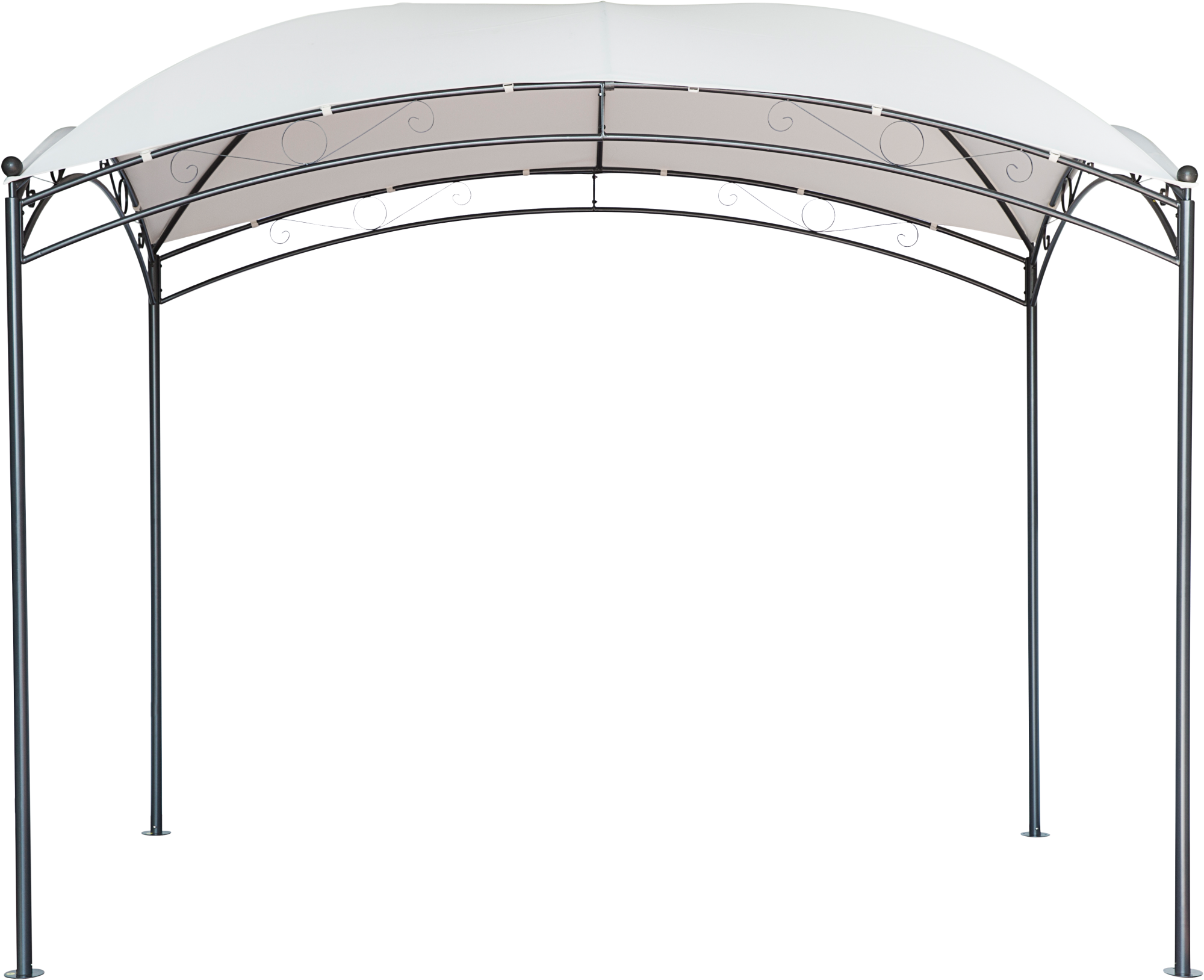 Gazebo acciaio Cupola occo bianco L 294 cm x P 195 cm, H 2.57 m Leroy