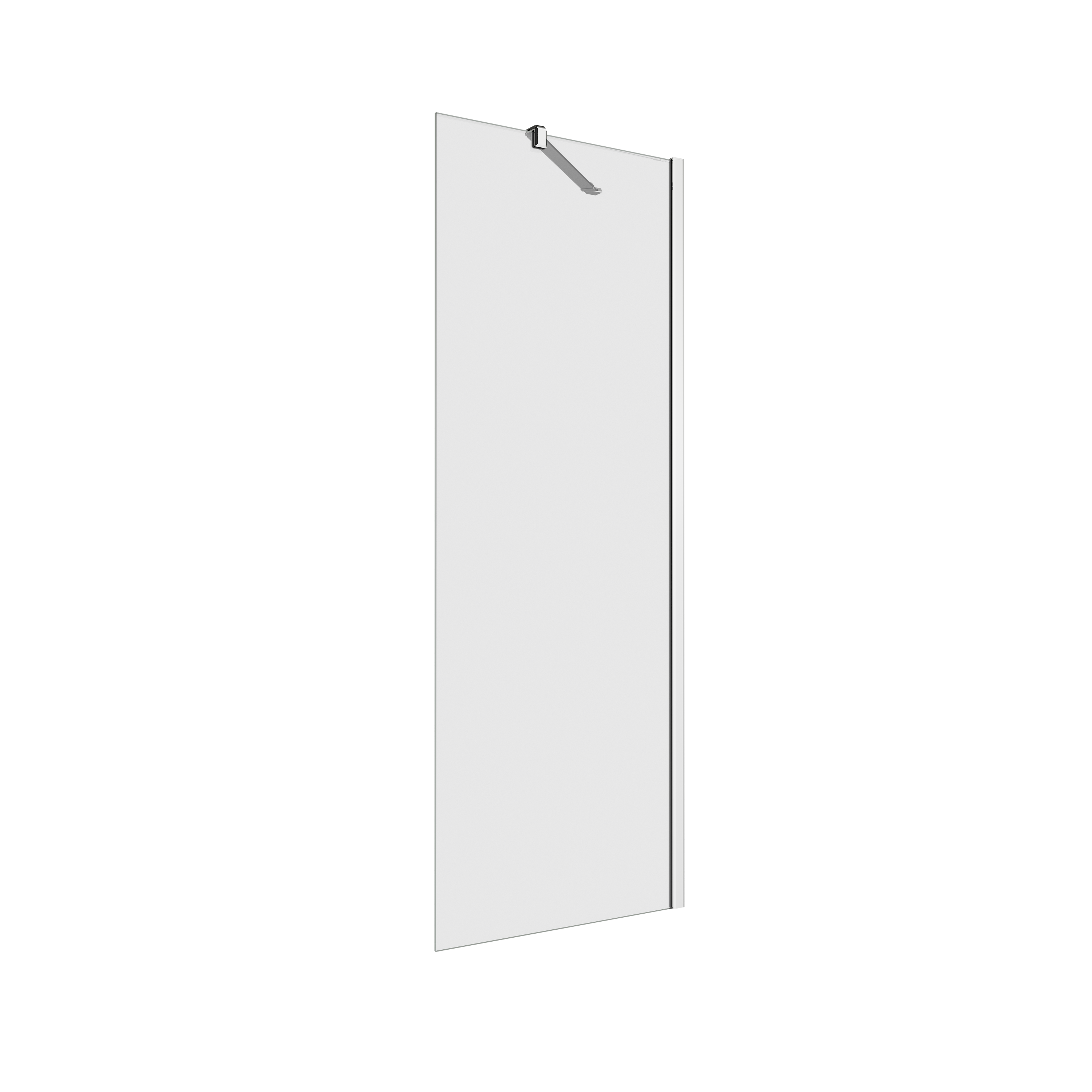 Lato fisso L 67, H 200 cm, vetro 8 mm trasparente cromato | Leroy Merlin