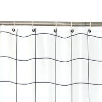 Tenda Doccia Feridras 187078 In Plastica, Multicolore, Dimensioni 120x200 Cm, Facile Da Pulire