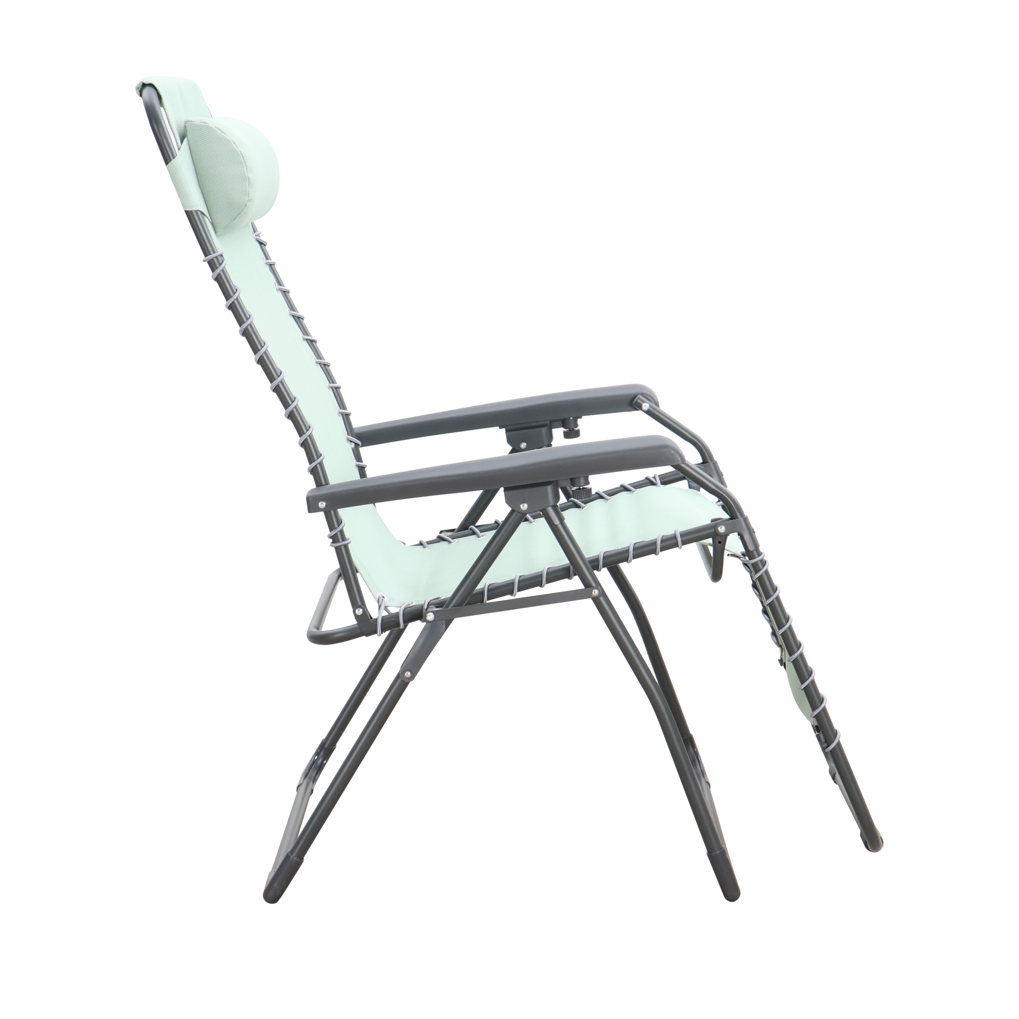 Karn Dondolina - Sdraio A Dondolo Pieghevole In Legno Di Faggio Per Giardino Con Cuscino UV - Made In Italy