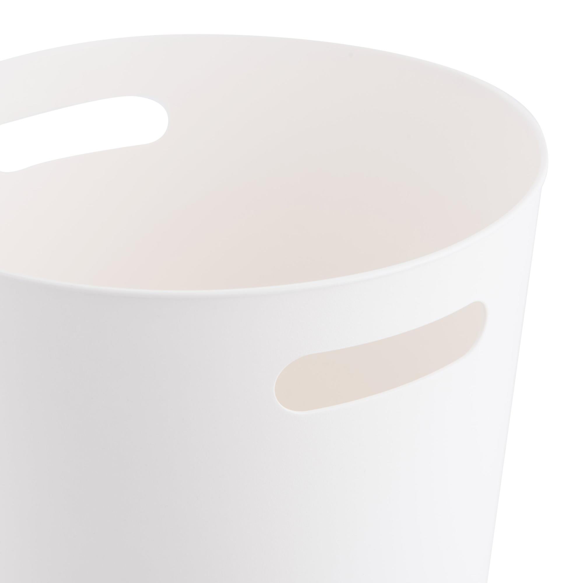 Alipis Cestino Portatutto Per Doccia E Bagno: Grigio, In Plastica Con Manico E Fori Di Drenaggio - 25x18x16 Cm