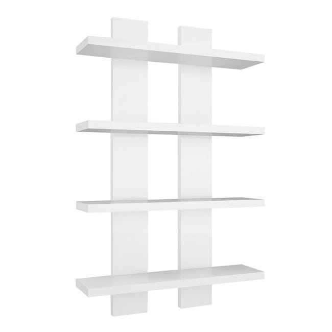 Armadio Da Parete Bianco Moderno Con Appendiabiti - 70x32,5x35 Cm Per Bagno, Cucina O Ingresso - Compatto E Funzionale - Foto 5
