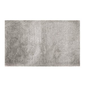 Tappeto bagno antiscivolo Ricciolo grigio chiaro grigio in poliestere  stile classico
