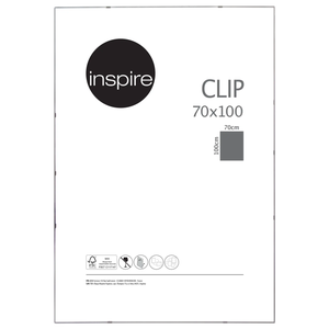 Cornice a giorno INSPIRE Clip trasparente 70x100 cm