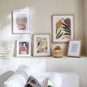 Relaxdays Set 10 Cornici Portafoto A4 Con Passepartout 15x20 Cm – Oro Bianco