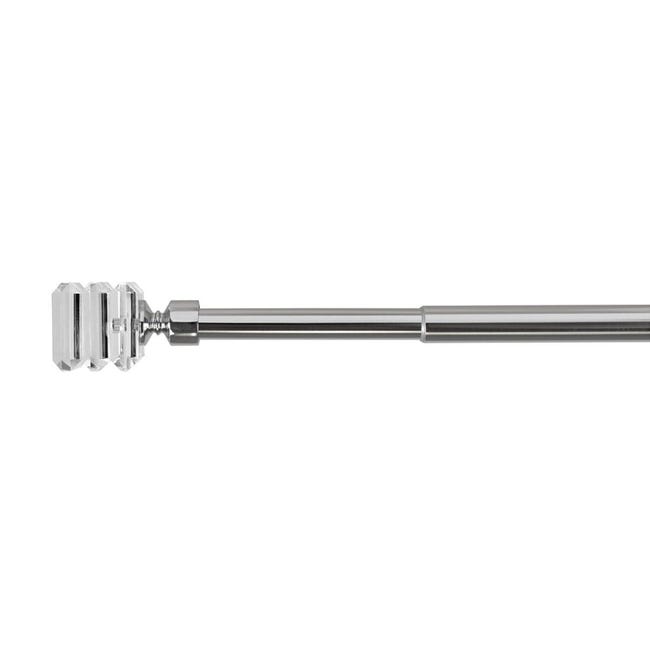 EASY Bastone Tenda, Ferro, Nero Argento, 120-210, 4 unità EASY Bastone Tenda, Ferro, Nero Argento, 120-210, 4 unità