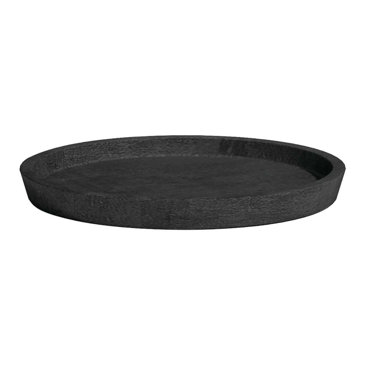 ECOPOTS Sottovaso Rotterdam 45x45 Cm – Bianco/grigio, In Plastica Riciclata, Per Interni/esterni, Resistente Ai Raggi UV - 3