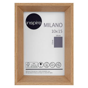 Cornice INSPIRE Maussane quercia opaco per foto da 40x40 cm
