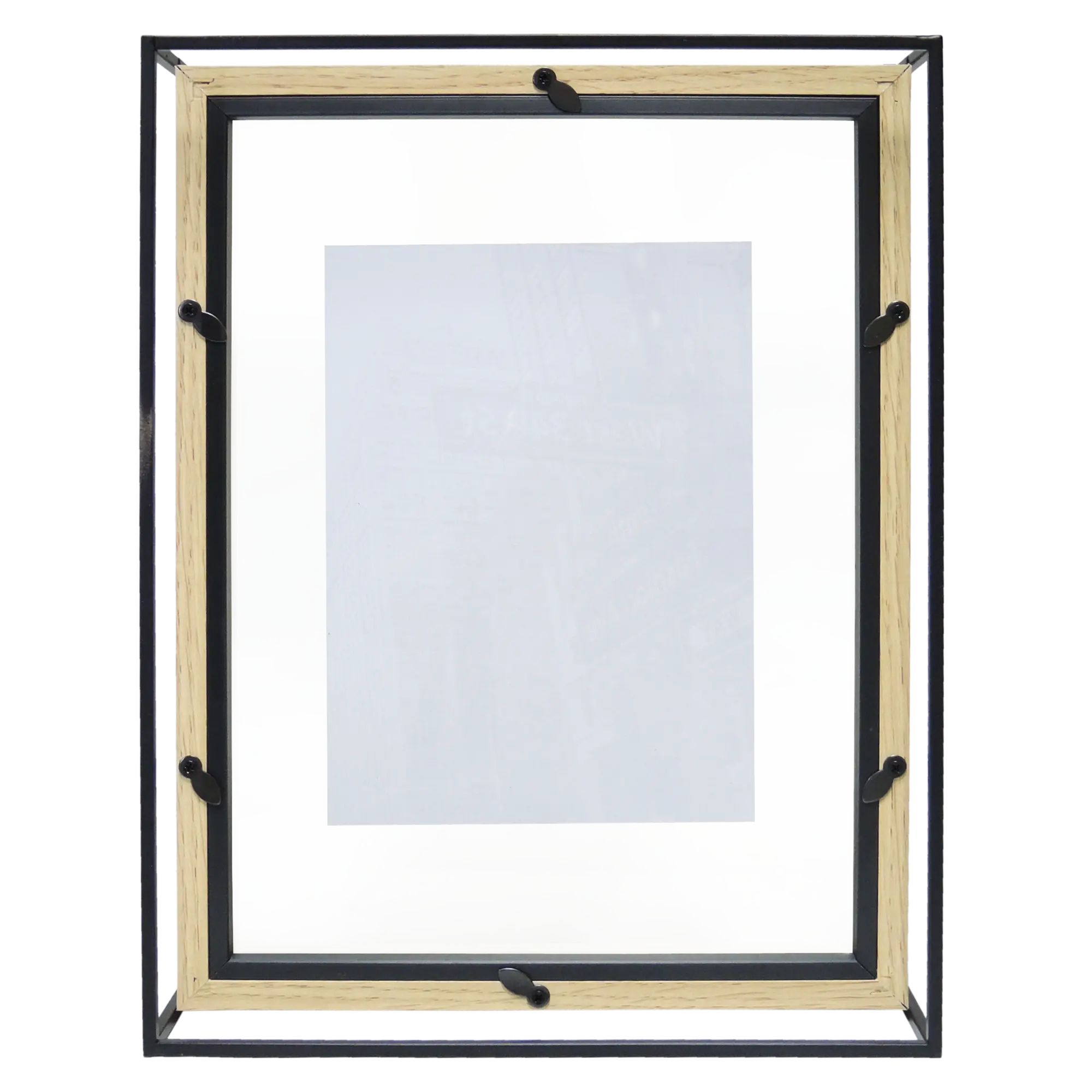 Cornice bianca A1 Cornice per foto in legno di quercia 59,4x84,1 cm Cornice per poster in legno Cornice grande in plexiglass da appendere alla parete 