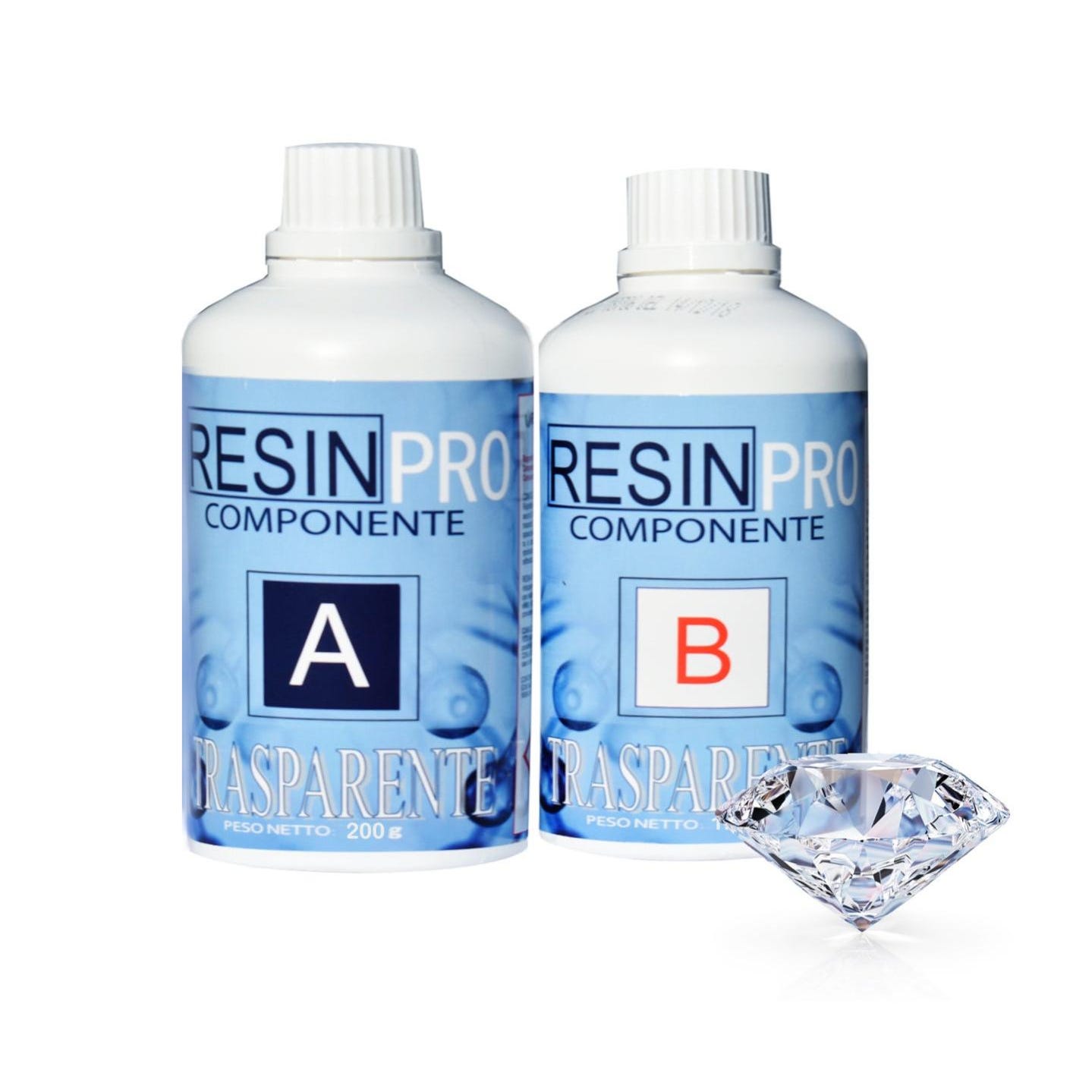 Resina epossidica bicomponente RESIN PRO 0.32 L trasparente