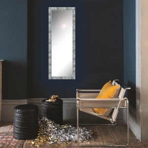 Relaxdays Specchio Vintage Barocco, Specchio Ovale da Parete, Specchio  Antico, Design moderno, argento