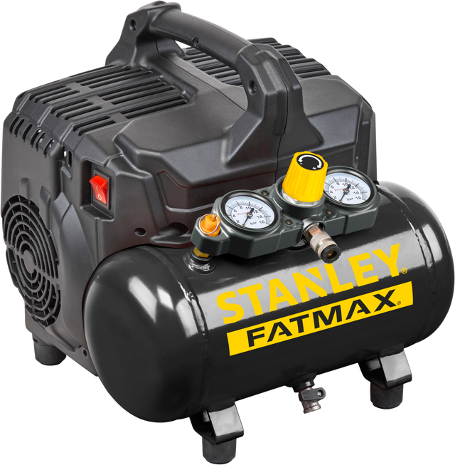 Compressore silenziato STANLEY FATMAX DST 101/8/6, 1 hp, 8 bar, 6 litri